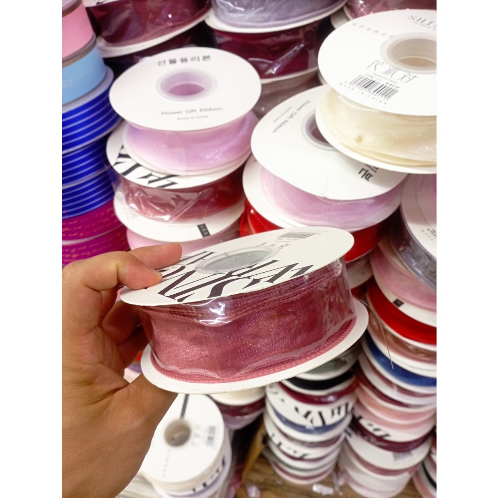 Ruy băng voan viền cao cấp bán theo mét