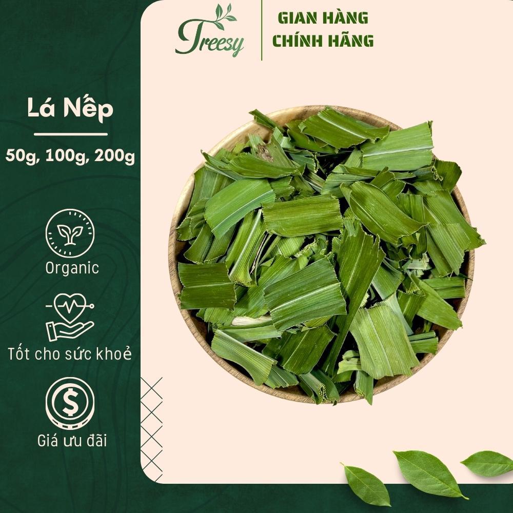 200g Lá Nếp (Lá Dứa) Sấy Khô - Trà thảo mộc Treesy - Trà hoa quả