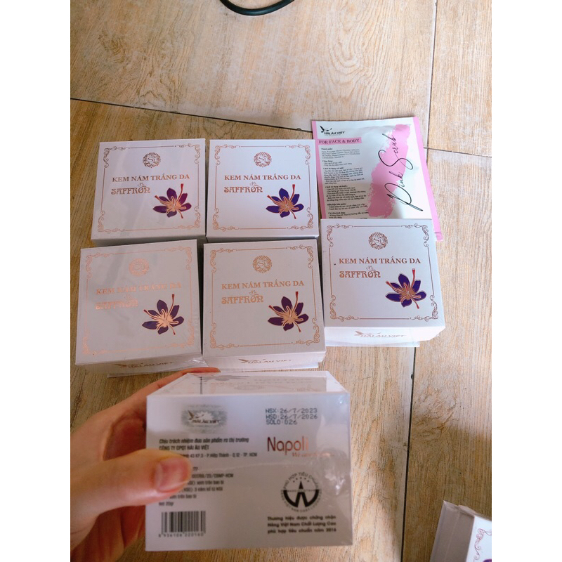 Combo 5 Kem Nám Saffron 20g