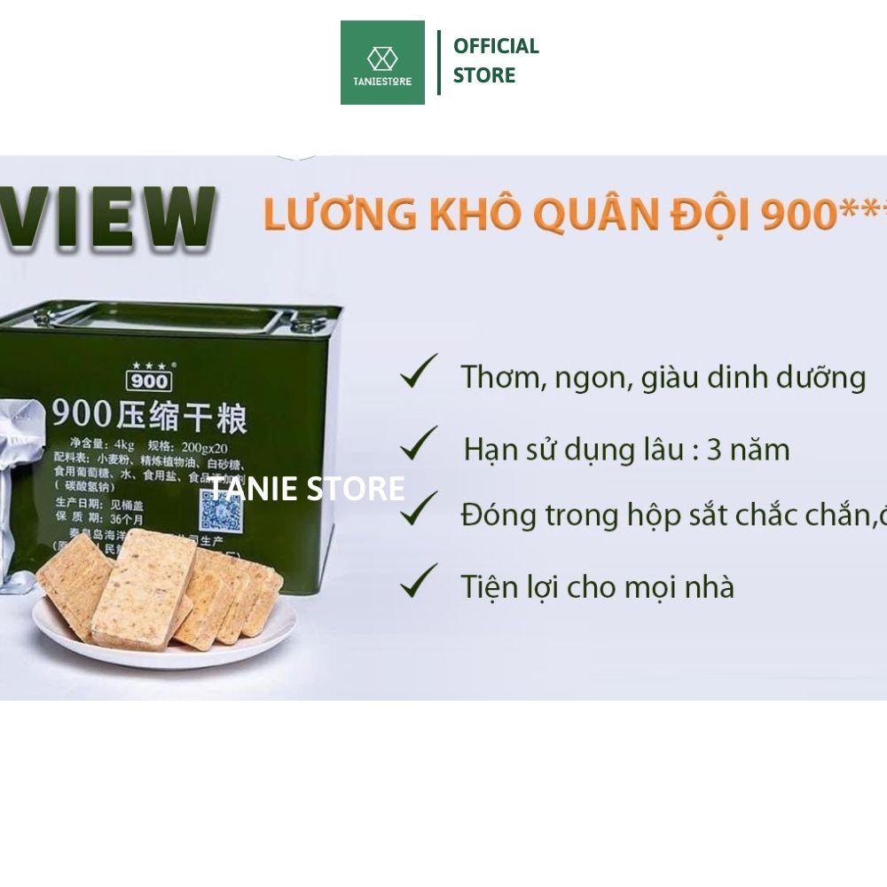 Lương khô 3 Sao 900 - lương khô loại 1 chính hãng 1 gói 200g Tanie Healthy Food
