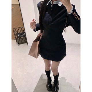 VÁY BODY PHỐI CỔ SƠ MI BASIC