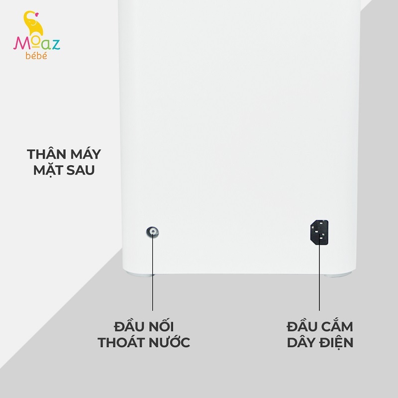 Máy Rửa Bình Sữa, Tiệt Trùng Và Sấy Khô Moaz BéBé MB – 035 - Bảo Hàng Chính Hãng 12 Tháng