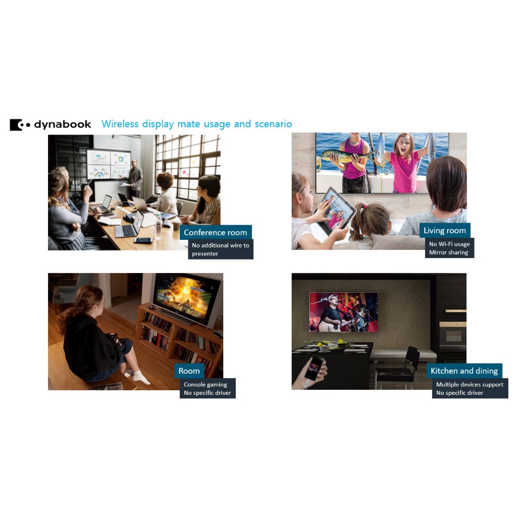 Thiết bị kết nối HDMI không dây, hãng DynaBook, Safezone