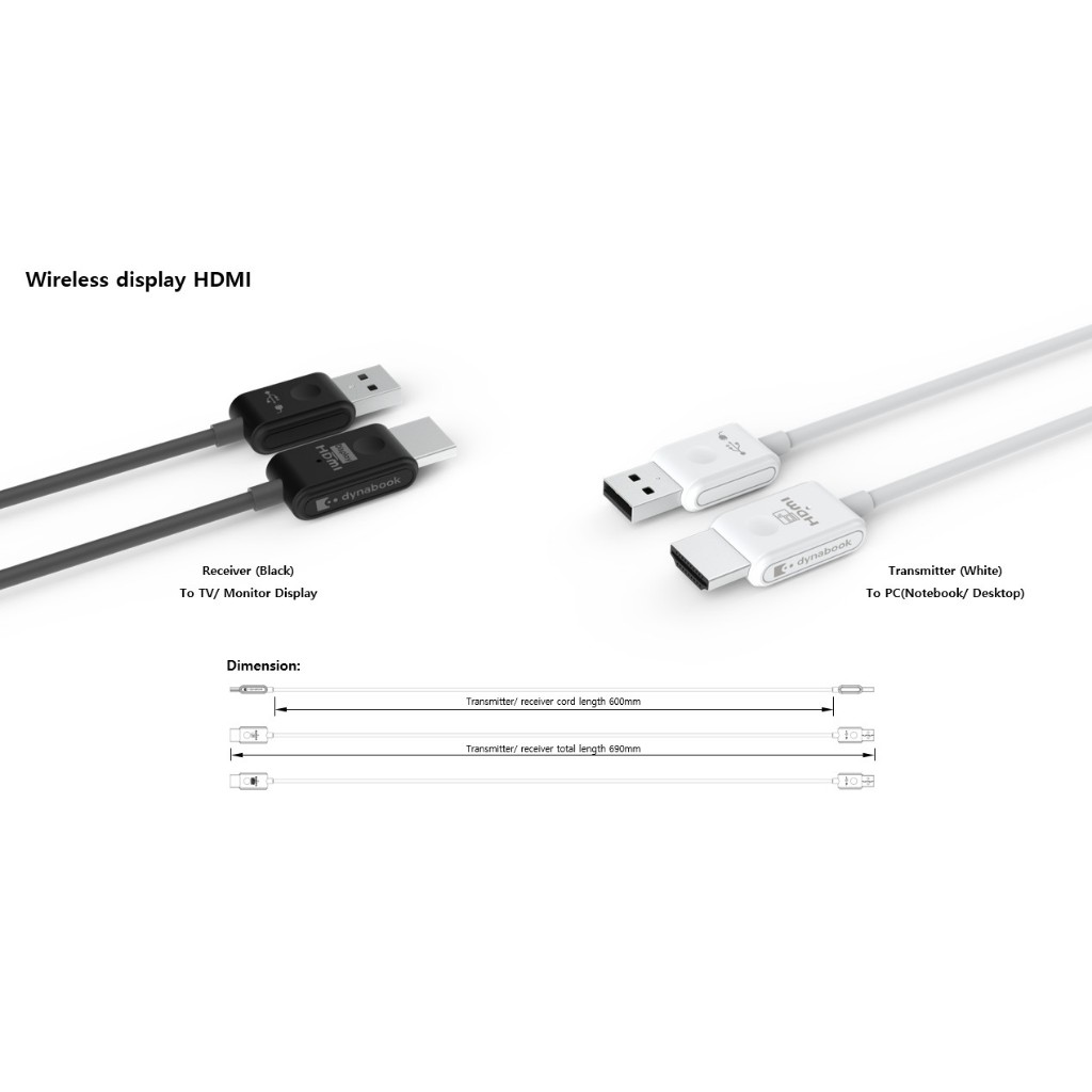 Thiết bị kết nối HDMI không dây, hãng DynaBook, Safezone