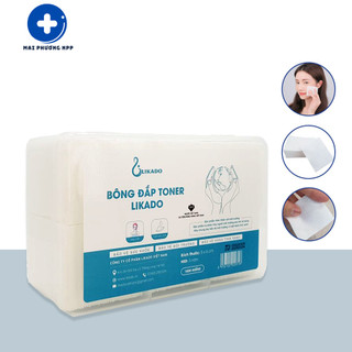 Hộp 1000 miếng Bông đắp toner lotion mask Likado cotton mềm 