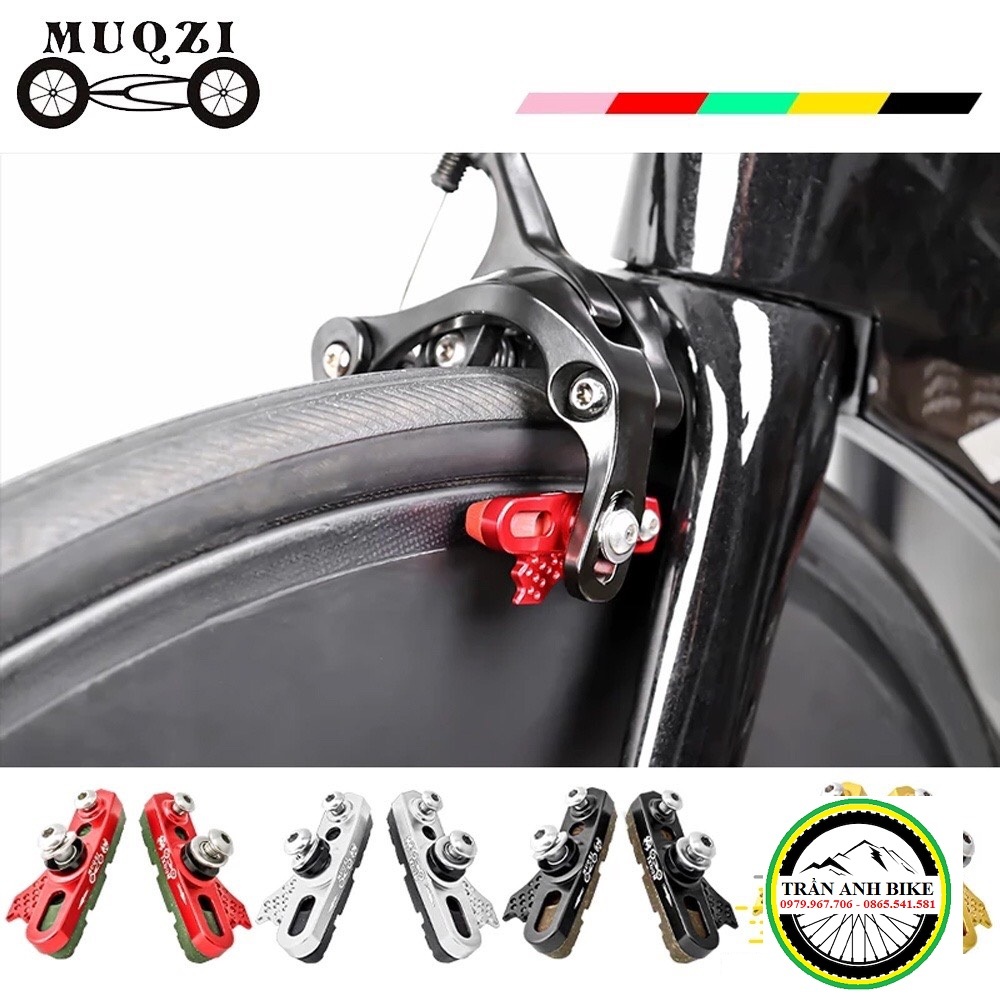 Cặp gôm phanh dành cho vành Carbon xe đạp MUQZI