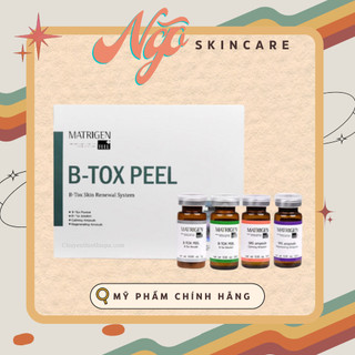 Peel da sinh học bằng tảo silic matrigen b-tox peel 4 màu