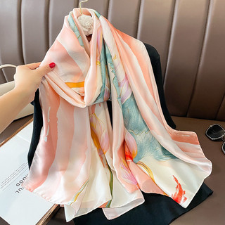 Khăn lụa quàng cổ,khăn lụa dài mẫu mới,size:190x80cm