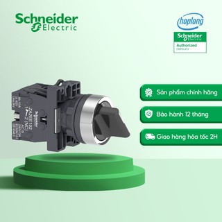Công tắc xoay 2 vị trí tự giữ phi 22 1NO+1NC Schneider XA2ED25| Chuyển mạch 2 vị trí