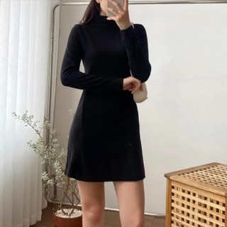 Váy nỉ nhung ôm body dáng chữ A - 247store - VaychuAlentam1011_P5K7