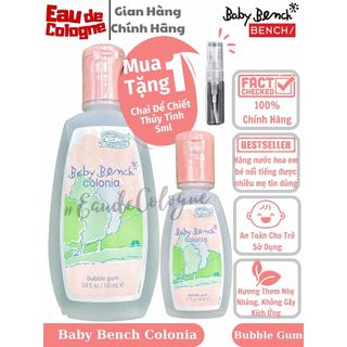 Nước hoa em bé BABY BENCH COLONIA Chính Hãng - Bubble Gum