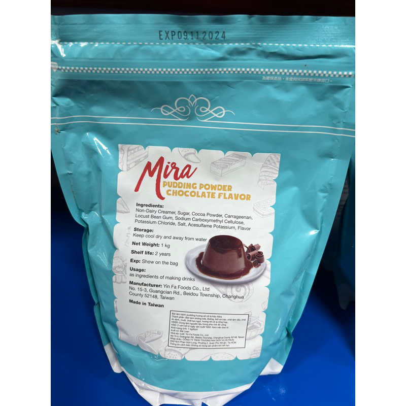 Bột Pudding Chocolate Mira