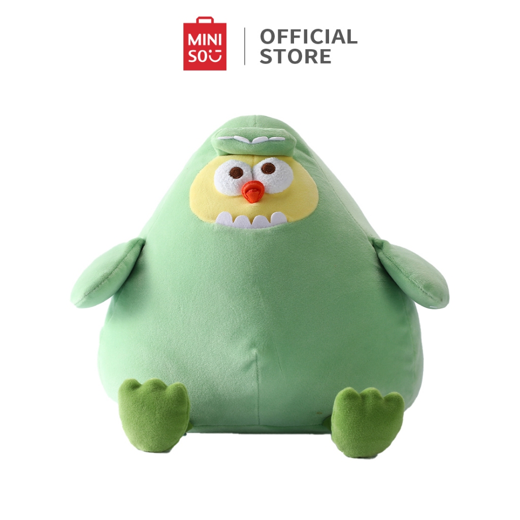 MINISO DUNDUN Gà Đồ chơi sang trọng Dòng dâu tây 14 inch DUNDUN Gà Dâu tây Đồ chơi búp bê