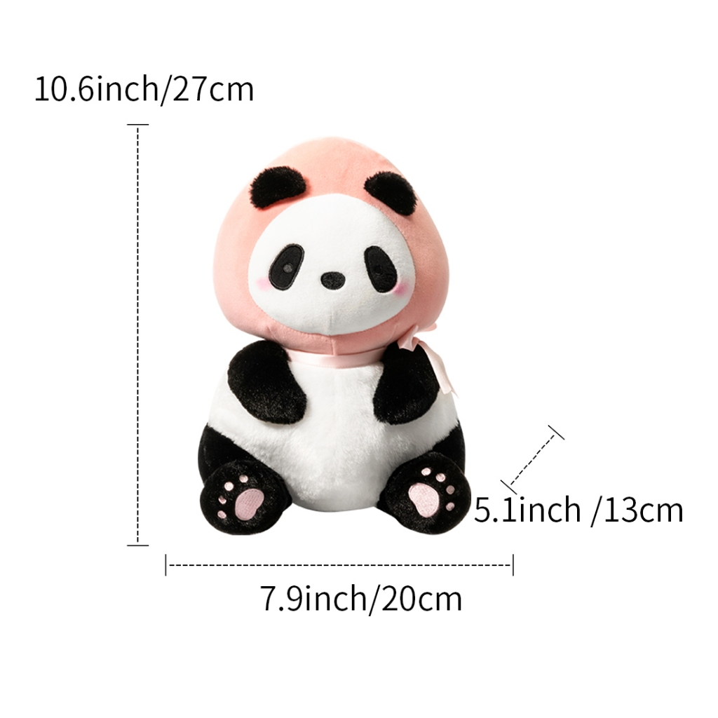 MINISO Gấu trúc dễ thương Búp bê sang trọng Gấu trúc Đồ chơi nhồi bông Thú nhồi bông Đồ chơi 27cm