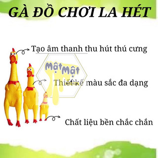 Đồ chơi con gà la hét cho chó mèo