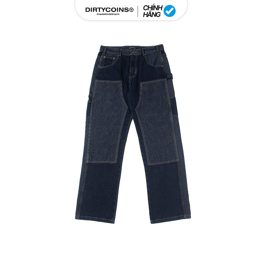 Quần Dài [DirtyCoins x B Ray] Two Tone Denim Pants