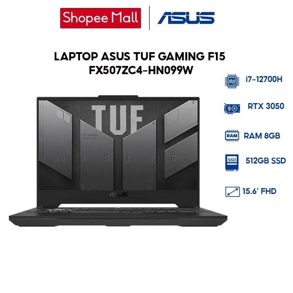 Laptop ASUS TUF Gaming F15 FX507ZC4-HN099W i7-12700H | 8GB | 512GB | GeForce RTX™ 3050 4GB | 15.6' FHD 144Hz | Win 11