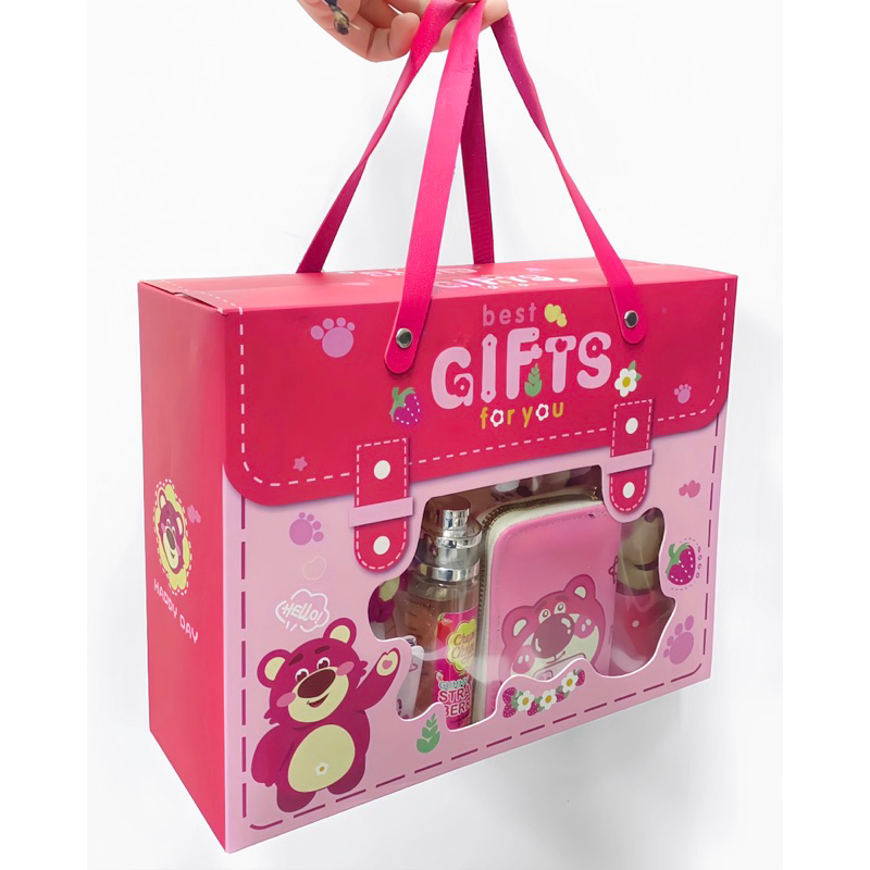 Set Quà 6 Món Gấu Dâu Lotso Siêu Cute