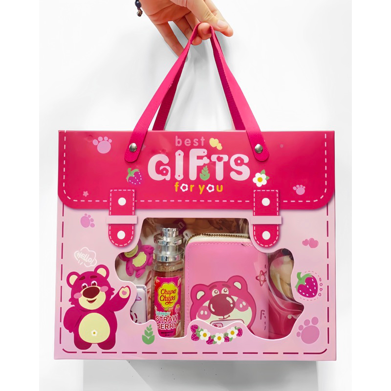 Set Quà 6 Món Gấu Dâu Lotso Siêu Cute