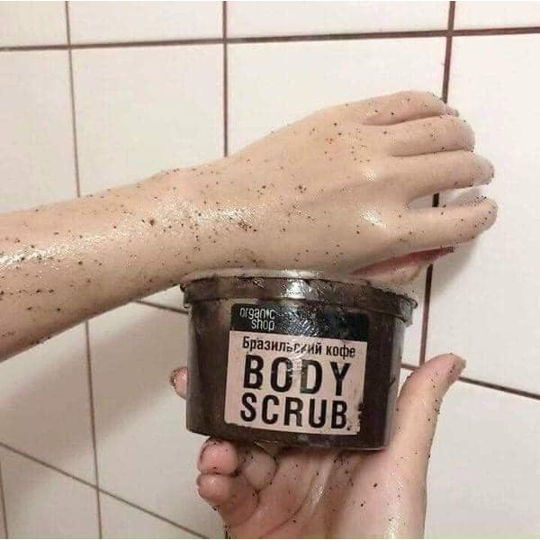Tẩy Da Chết Toàn Thân Organic Shop Body Scrub - Tẩy Da Chết Cà Phê 250ml