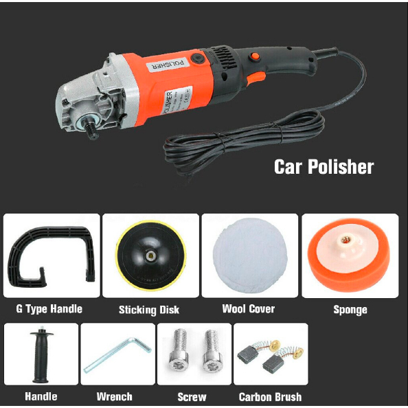 🔥Khuyến mãi🔥Máy Đánh Bóng Xe Hơi 2100W Máy đánh bóng ô tô 220V Có Thể Điều Chỉnh Tốc Độ 3000 vòng/phút