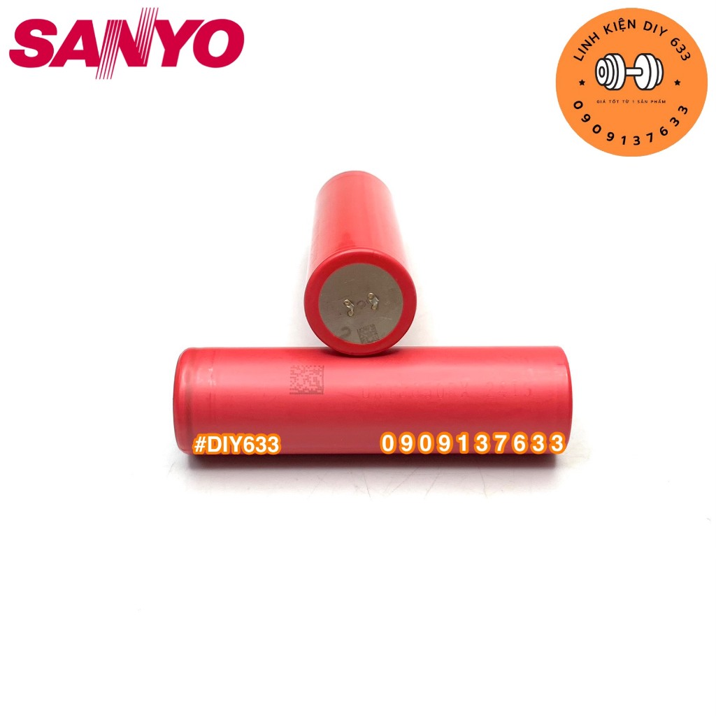 Pin Sanyo UR18650 RX DL 2000mAh xả cao 10C  tháo máy