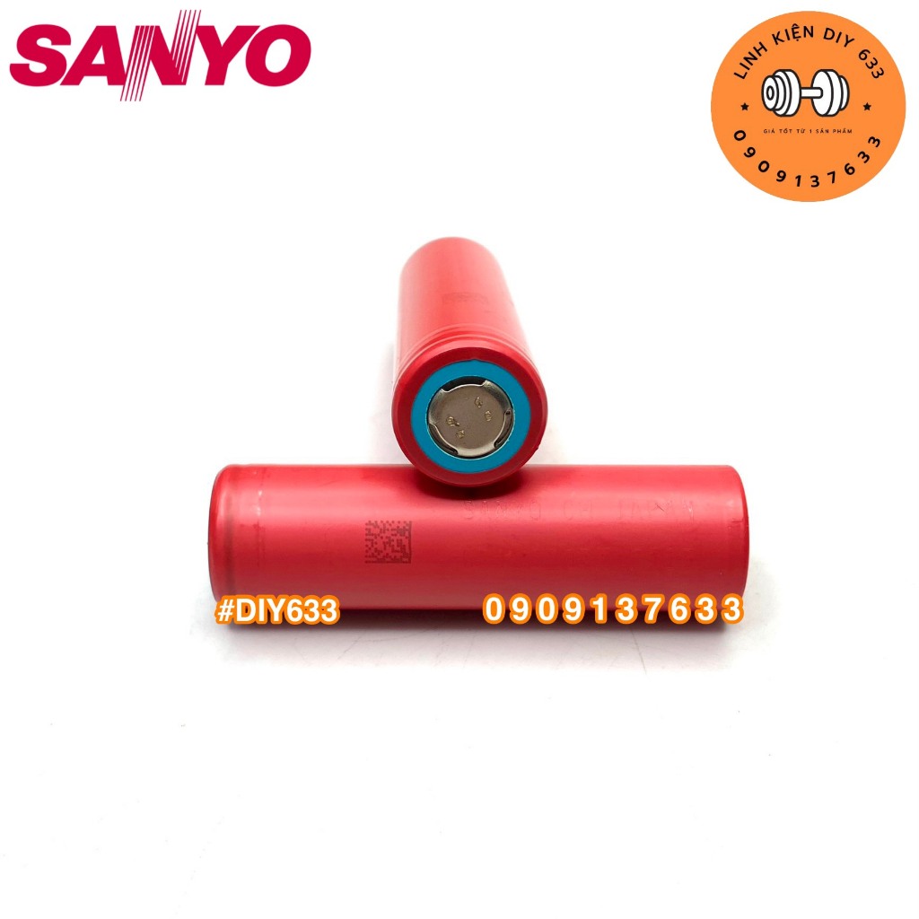 Pin Sanyo UR18650 RX DL 2000mAh xả cao 10C  tháo máy