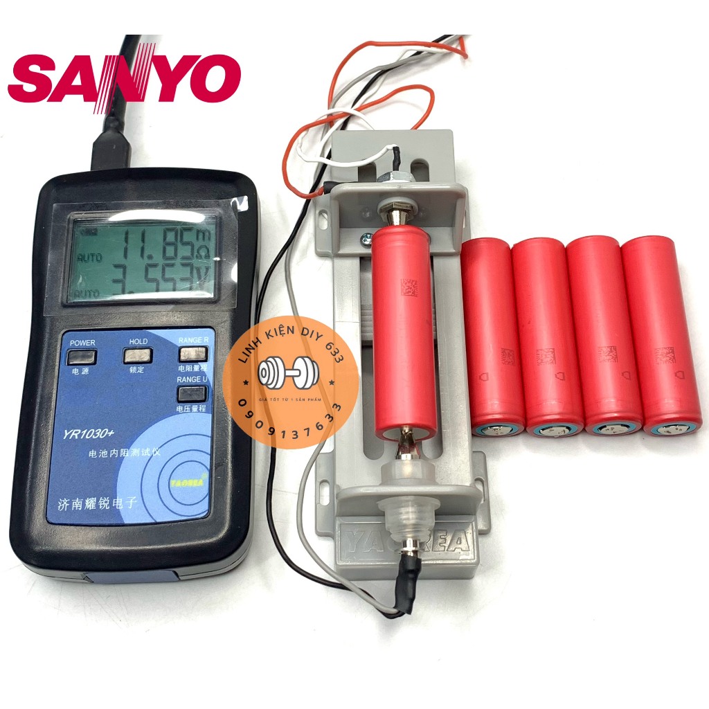 Pin Sanyo UR18650 RX DL 2000mAh xả cao 10C  tháo máy