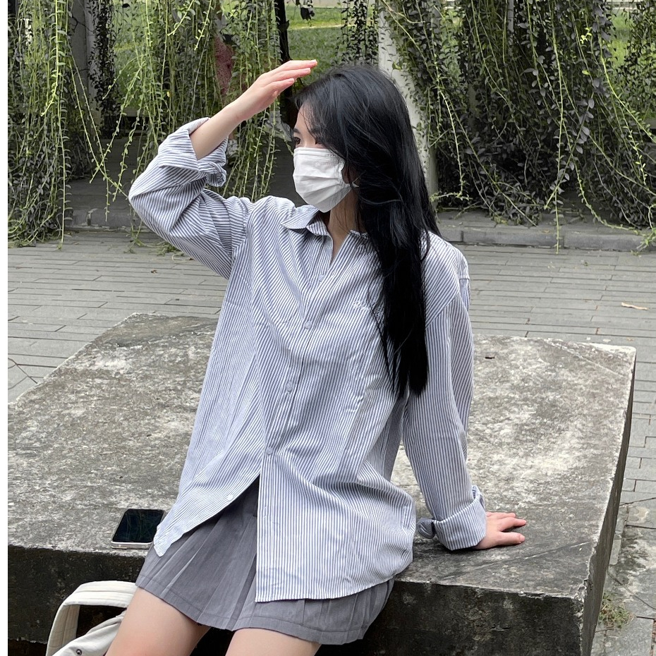 Áo Sơ Mi Nam Nữ Unisex Vegsivir - Premium Oxford Shirt Thêu