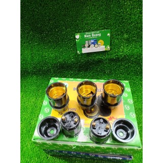 ĐUÔI ĐÈN TREO KHÔNG DÂY E27 ( trắng - đen )