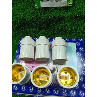 ĐUÔI ĐÈN TREO KHÔNG DÂY E27 ( trắng - đen )
