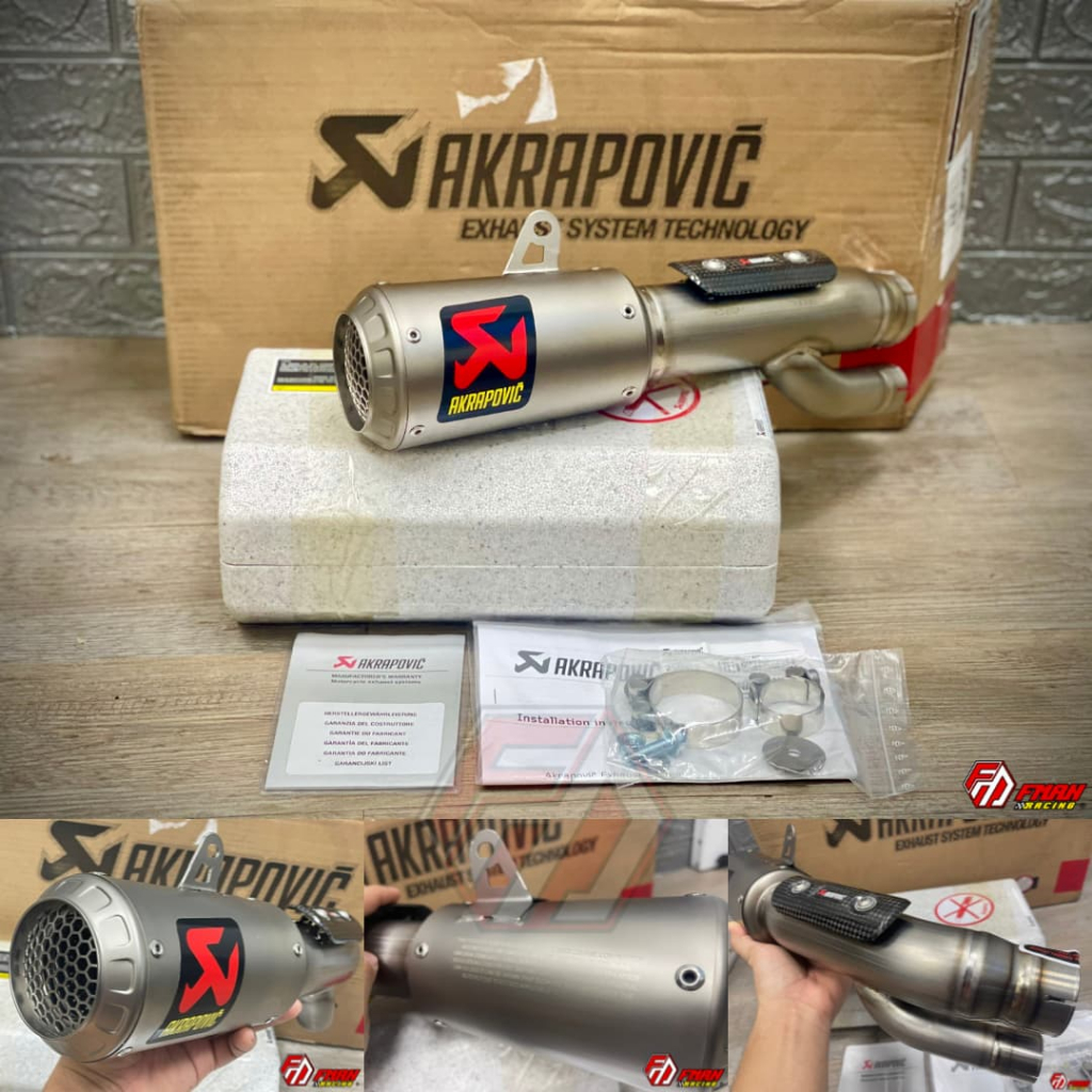 PÔ AKRAPOVIC GP BMW S1000R/RR CHÍNH HÃNG 2017+