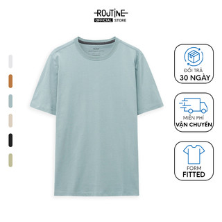 Áo Thun Tay Ngắn Nam Cổ Tròn Form Fitted - Routine 10S23TSS003C