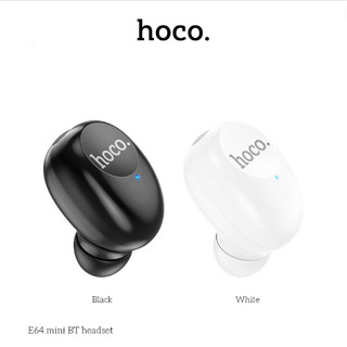 Tai nghe bluetooth 1 tai hoco e64 hỗ trợ micro đàm thoại pin 10h