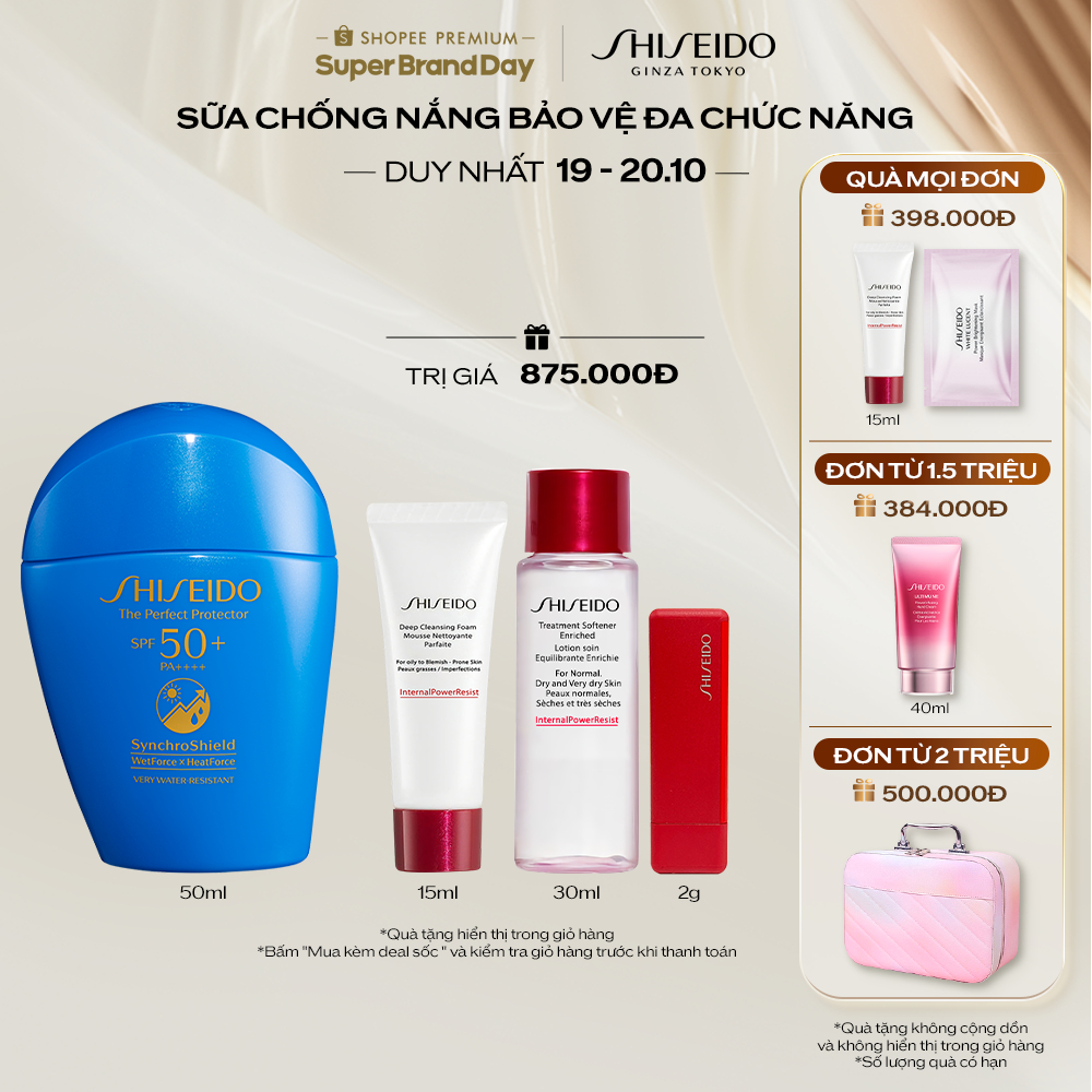 (EB) Sữa chống nắng Shiseido GSC Perfect Protector 50ml