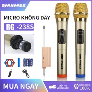 bộ micro không dây karaoke Rayhayes RG-238S Dành cho mọi LOA KÉO , ÂM LY , Vang Số, Bảo hành - Bảo hành 12 Tháng