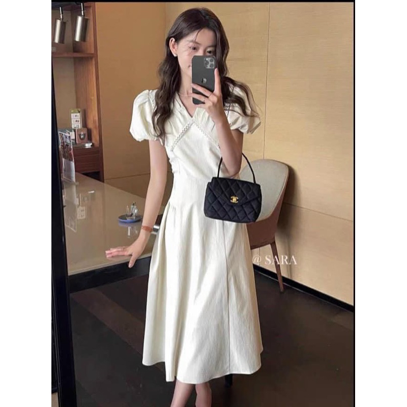 Đầm dự tiệc dáng dài công sở