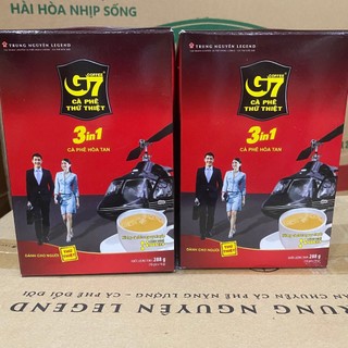 Cà phê hòa tan trung nguyên g7 3in1 - hộp 21 sticks 16gr 336g