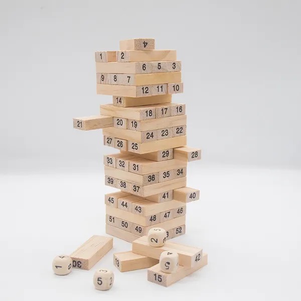 Bộ Chơi Rút Gỗ 54 Thanh Rèn Luyện Khả Năng Khéo Léo Thư Giãn Tinh Thần Cho Bé PNQ Store