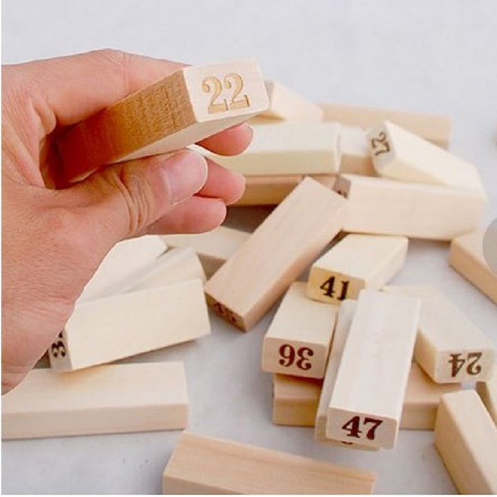 Bộ Chơi Rút Gỗ 54 Thanh Rèn Luyện Khả Năng Khéo Léo Thư Giãn Tinh Thần Cho Bé PNQ Store