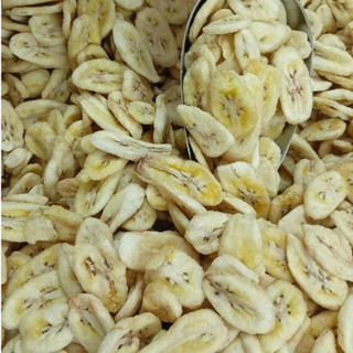 Chuối cau sấy giòn ngọt tự nhiên loại ngon 500 gram - haobabanh
