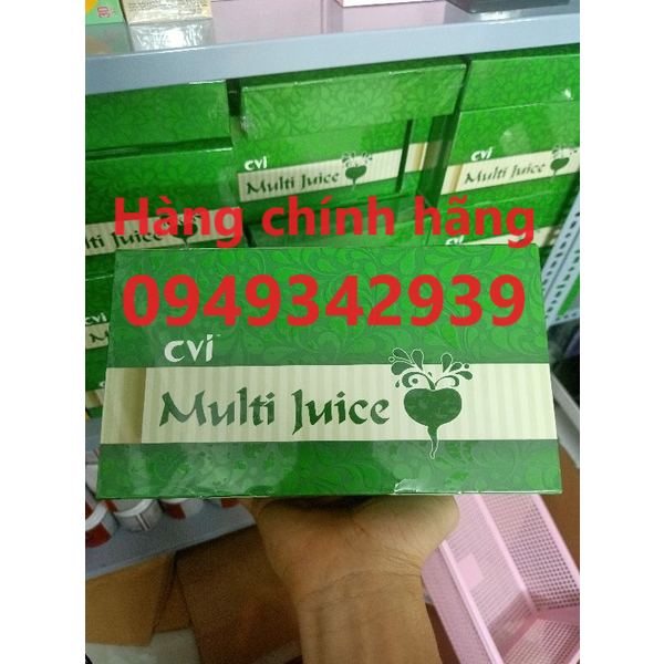 Multi juice xanh nội địa Malaysia - hàng chính hãng, có bán sỉ ( 1 hộp = 30 gói )