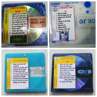 Bộ 4 thiết bị lưu trữ song ca nhạc vàng md mini disc chất lượng cao