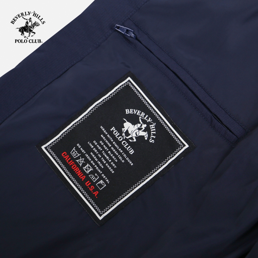 Beverly Hills Polo Club - Áo Jacket Nam Regular Fit Navy 2 Lớp JMRLW23V021 - BHPC