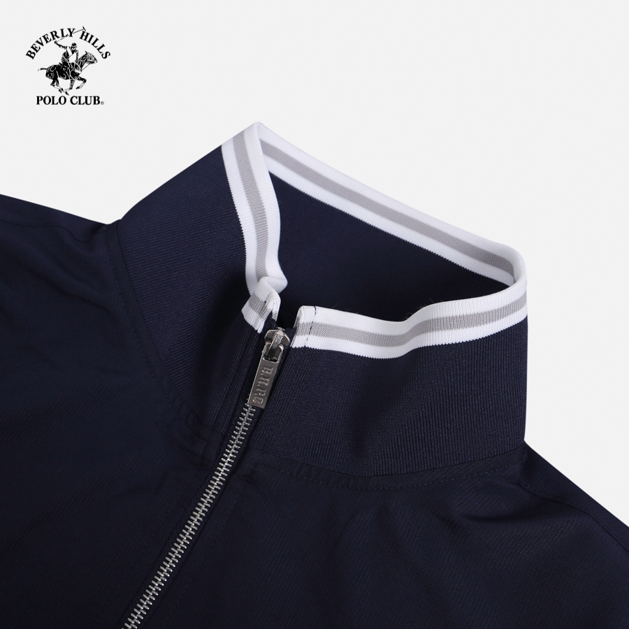 Beverly Hills Polo Club - Áo Jacket Nam Regular Fit Navy 2 Lớp JMRLW23V021 - BHPC