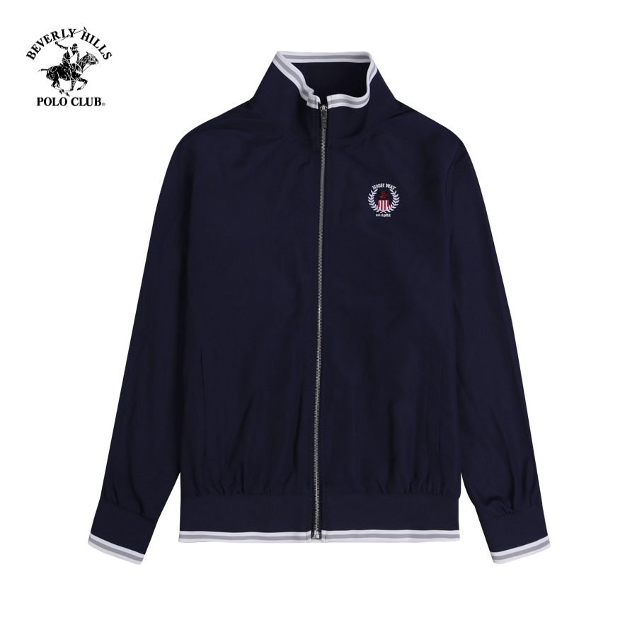 Beverly Hills Polo Club - Áo Jacket Nam Regular Fit Navy 2 Lớp JMRLW23V021 - BHPC