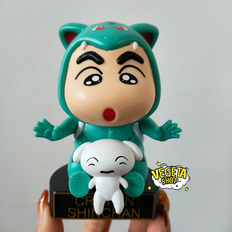 Mô hình Shin cậu bé bút chì - Crayon Shinchan cosplay Pokemon - Shinnosuke cosplay Pikachu Charmander Bulbasaur Squirtle