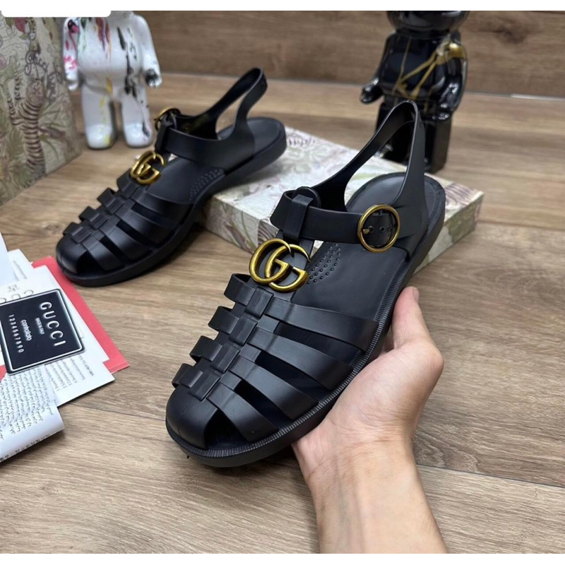 Dép Dọ Gucci Nam,Dép rọ Sandal Nam Gucci Bóng