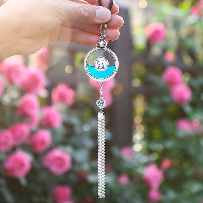 Khánh Treo Xe Logo Hãng Tặng Kèm Tinh Dầu Thơm, Khánh Trang Trí Xe Hơi Sang Trọng, Dây Treo Gương Chiếu Hậu Ô Tô | BigBuy360 - bigbuy360.vn