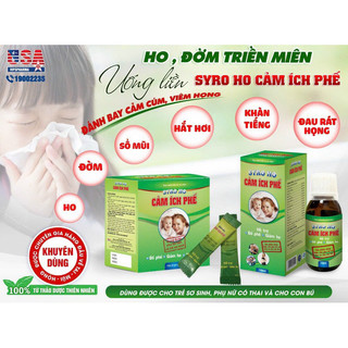 Siro ho Cảm ích phế - Bổ phế long đờm trừ ho